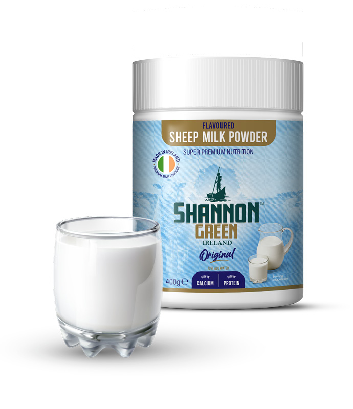 photo of a tub of Shannon Green Flavoured Sheep milk Original